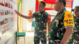 Tim Pengawasan dan evaluasi (Wasev) Mabes TNI melaksanakan kunjungan kerja di Kodim 1614/Dompu dalam rangka mengecek langsung sasaran TNI Manunggal Membangun Desa (TMMD) ke 120 di Kabupaten Dompu, Selasa (21/05/2024).