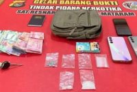 Barang bukti yang berhasil diamankan Polresta Mataram. Foto: Humas Polresta Mataram.