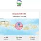 Tangkapan layar dari BMKG gempa yang mengguncang Lombok pada Selasa (14/05/2024).
