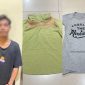 Terduka Pelaku MAA asal Kecamatan Selaparang Mataram diamankan Polisi bersama barang bukti 1 baju lengan panjang warna hijau, dan 1 lembar baju kaos lengan pendek tulisan Embrace the Madness. (Polresta Mataram)