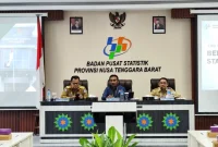 Kepala BPS Provinsi NTB Drs. Wahyudin. Foto (Manikp@kominfo)