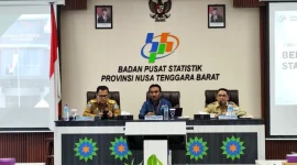 Kepala BPS Provinsi NTB Drs. Wahyudin. Foto (Manikp@kominfo)