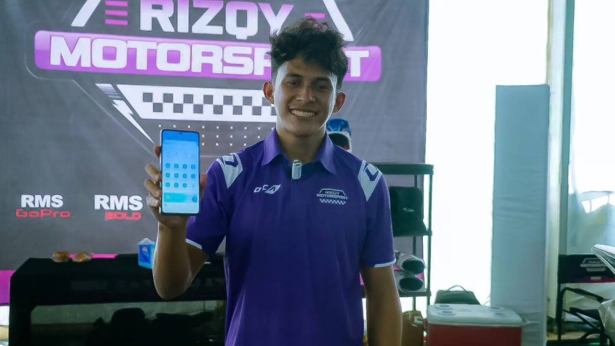 embalap MX2, Nakami Vidi Makarim dari Rizky Motorsport. Foto PLN (PLN NTB)