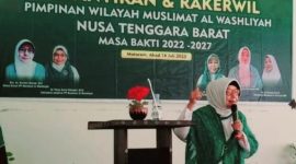 Dra. Hj. Nurliati Ahmad, MA. Ketua Umum Pimpinan Pusat Muslimat Al Washliyah. Foto (Doc. Al Washliyah).