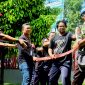Museum Negeri NTB bekerjasama dengan BPBD NTB dan Damkar Lombok Barat UPTD Batu Layar dalam simulasi Kebakaran. Kamis (18/07/2024).