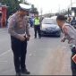 Kepolisian Polresta Mataram saat melakukan Olah TKP di Simpang tiga kebon Roek Ampenan Mataram. Selasa (23/07/2024). Foto (Humas Polresta Mataram).
