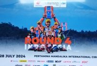 Para juara Asia Road Race Championship (ARRC) seri 4  di Sirkuit Mandalika Lombok, 26-28 Juli 2024. Foto (ist/DEDISHD).