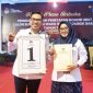 pasangan calon Bupati dan Wakil Bupati Kabupaten Lombok Barat, Nauvar Furqoni Farinduan-Khaeratun yang akrab disebut “Rintun” mendapatkan nomor urut satu (1). Foto (Ist).