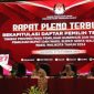 Rapat pleno penetapan DPT Pilkada NTB di Hotel Lombok Astoria Mataram, Minggu (22/9/2024) malam.