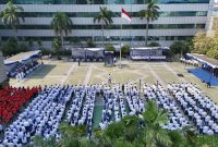 upacara peringatan HLN ke-79 dan Hari Sumpah Pemuda pada Senin (28/10/2024). Foto: (PLN)