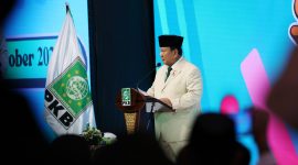 Prabowo Subianto mengingatkan partai-partai Koalisi Indonesia Maju agar menteri tidak memanfaatkan APBN/APBD untuk keuntungan pribadi, dalam era digital yang semakin transparan. Foto: (istimewa)