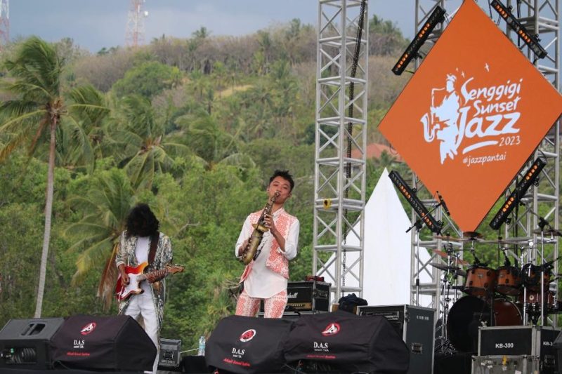 Gelaran Senggigi Sunset Jazz tahun 2023. Foto: Kemenparekraf.