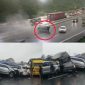 Potret Kecelakaan Lalu Lintas di Tol Cipularang KM 92 Arah Jakarta, pada Senin, 11 November 2024. Simak ulasan selengkapnya. (Dok. Istimewa)