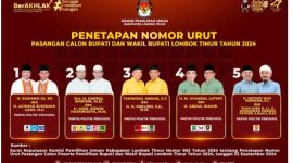 Pasangan calon Bupati dan Wakil Bupati Lombok Timur tahun 2024. Foto (Doc.Istimewa).