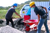 Penggunaan FABA untuk Pembangunan Pendidikan, Ekonomi, dan Infrastruktur Desa. Foto (PLN NTB)