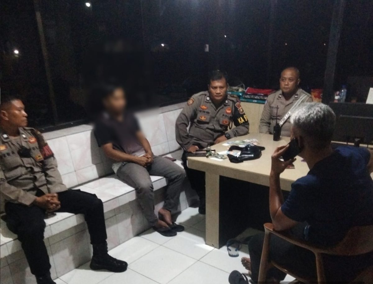 Terduga pelaku perampasan inisial MF, pria 30 tahun asal Lombok Tengah berhasil diamankan Polisi. Foto (Humas Polresta Mataram).