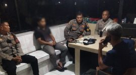 Terduga pelaku perampasan inisial MF, pria 30 tahun asal Lombok Tengah berhasil diamankan Polisi. Foto (Humas Polresta Mataram).