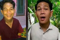 Kolase Pria Disabilitas IWAS alias Agus Buntung.