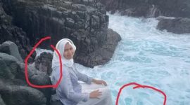 Merlin, Korban terseret ombak pantai Semeti (Facebook.com/@ricorich)