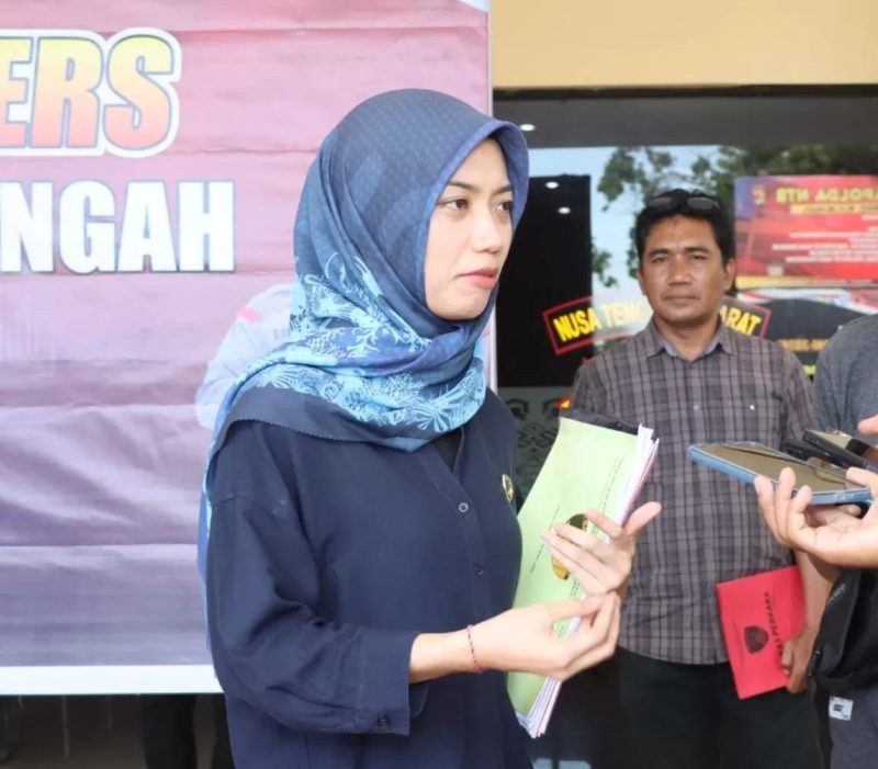 Kasat Reskrim  Polres Lombok Tengah, IPTU Luk Luk il Maqnum. Foto (Polres Lombok Tengah)