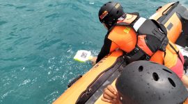 Tim SAR Mataram saat melakukan pencarian korban. Foto (SAR Mataram)