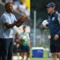 Potret calon pelatih baru Timnas Indonesia Patrick Kluivert dan mantan juru taktik Garuda Shin Tae-yong. (Instagram.com / @shintaeyong7777 - @patrickkluivert9)