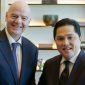 Potret Ketum PSSI, Erick Thohir (kanan) bersama Presiden FIFA, Gianni Infantino. (Instagram.com/@erickthohir)