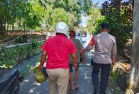 Terduga pelaku pencurian tabung gas LPG 3kg saat diamanakan Polisi dari Polsek Mataram Polresta Mataram. Foto (Polresta Mataram).