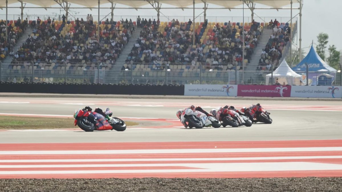 Event Internasional MotoGP Mandalika 2024  yang berlangsung di Sirkuit Internasional Pertamina Mandalika, di KEK Mandalika. Foto (Doc.PLN NTB).