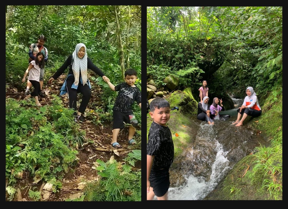 Pesona alam Air Terjun 'Kepusak'. Foto (Dedi Suhadi)