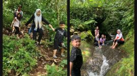 Pesona alam Air Terjun 'Kepusak'. Foto (Dedi Suhadi)