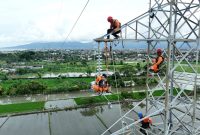 Jaringan SUTET (Saluran Udara Tegangan Ekstra Tinggi) PT PLN. Foto (Humas PLN NTB)