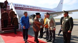 Presiden RI Prabowo Subianto tiba di Bunga Raya Complex, Bandara Internasional Kuala Lumpur, Malaysia . Kamis (09/01/2025). Foto (Doc.Istimewa).