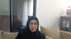 Plt Kepala Seksi Penyelenggaraan Haji dan Umrah Kantor Kementerian Agama Kabupaten Lombok Barat Hj. Lale Puspasari, S.Sos. Foto (RAMLI/GONTB)