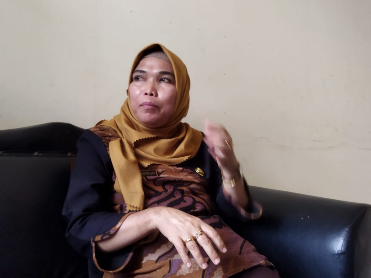 Kepala Dinas Pertanian Kabupaten Lombok Barat, Damayanti Widyaningrum. Foto (Dedi Suhadi/GONTB).