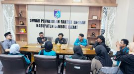 Senat Mahasiswa (SEMA) UIN Mataram mengadakan pertemuan dengan Ketua DPRD Lombok Barat pada Senin, 10 Maret 2025. Foto (SEMA)