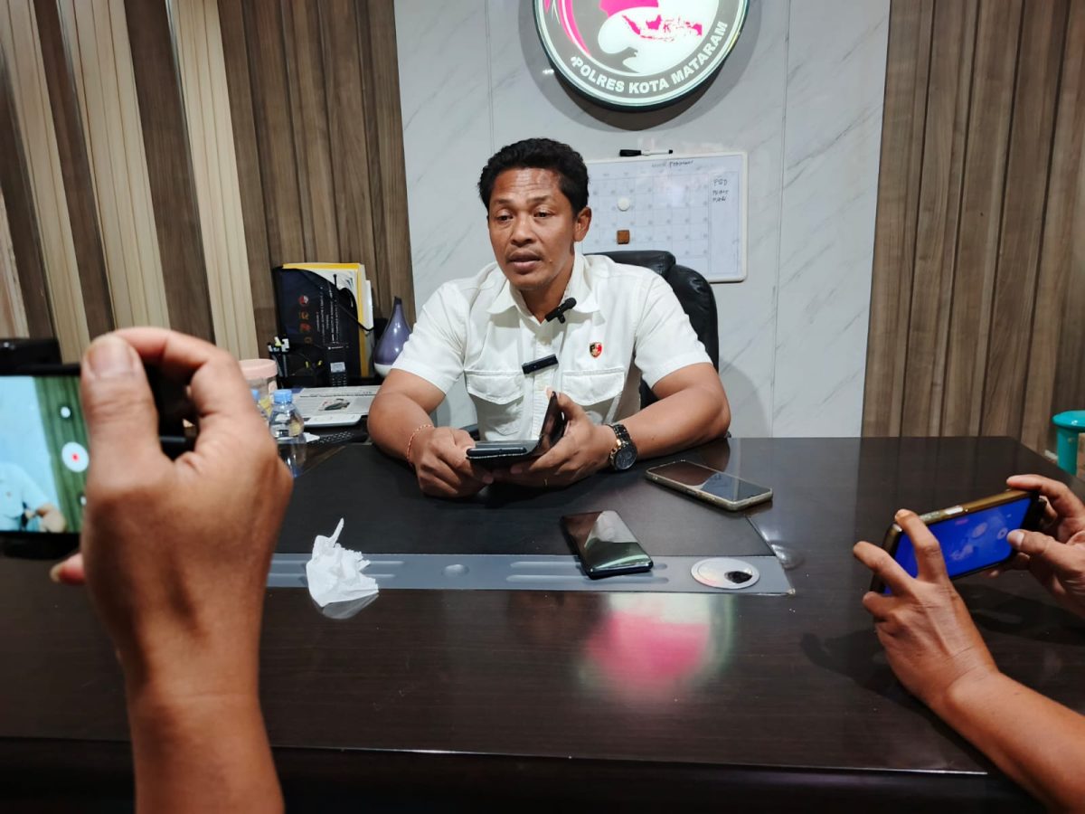 Kasat Resnarkoba Polresta Mataram AKP I Gusti Ngurah Bagus Suputra. Foto (Humas Polresta Mataram).