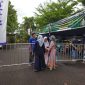 Terlihat tempat antrian penukar uang baru yang diadakan Bank Indonesia Kantor Perwakilan NTB. Foto (Dedi Suhadi/gontb).