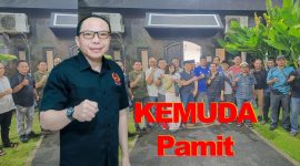 Acara perpisahan Mantan Ketua KONI Lombok Barat H.Suherman bersama pengurus dan sejumlah cabor Lombok Barat. Foto (Doc.istimewa).