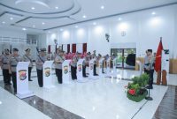Serah terima jabatan dilingkup keplisian daerah (POLDA) NTB. Foto (Doc.Ist).