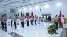 Serah terima jabatan dilingkup keplisian daerah (POLDA) NTB. Foto (Doc.Ist).