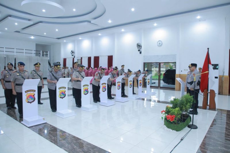Serah terima jabatan dilingkup keplisian daerah (POLDA) NTB. Foto (Doc.Ist).