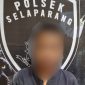 Seorang Pria yang mengaku bernama Grandong, umur 22 Tahun, asal Kecamatan Suela, Kabupaten Lombok Timur terpaksa diamankan Tim Opsnal Unit Reskrim Polsek Selaparang atas dugaan percobaan tindak pidana pencurian, Minggu (27/04/2025). Foto (Humas Polresta Mataram).