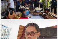 Para duta besar mencicipi serabi dan kepala Museum NTB, Ahmad Nuralam 