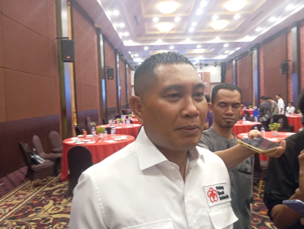 Ketua PMI Provinsi NTB dr. Lalu Herman Mahaputra. Foto (Ramli/gontb).