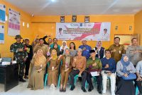 Foto bersama pengurus Koperasi Merah Putih di Kelurahan Pagesangan Barat.