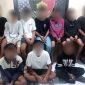 10 orang terduga pelaku dalam pengeroyokan  di sebuah Kos-kosan di Jl. RM Panji Anom, Kelurahan Pagutan Timur, Kecamatan Mataram, Senin (12/05/2025) diamankan Polresta Mataram. Foto (Polresta Mataram)