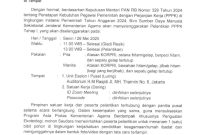 Foto : Surat SK pelantikan pppk tahap I 2024. Kementrian Republik Indonesia.