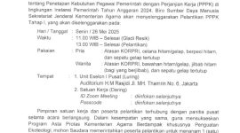 Foto : Surat SK pelantikan pppk tahap I 2024. Kementrian Republik Indonesia.