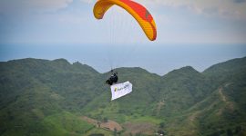 Paragliding Accuracy World Cup (PGAWC) Seri Ketiga tahun 2025 yang digelar di Sky Lancing, Lombok Tengah. Foto Biro Adpim Setda Provinsi NTB